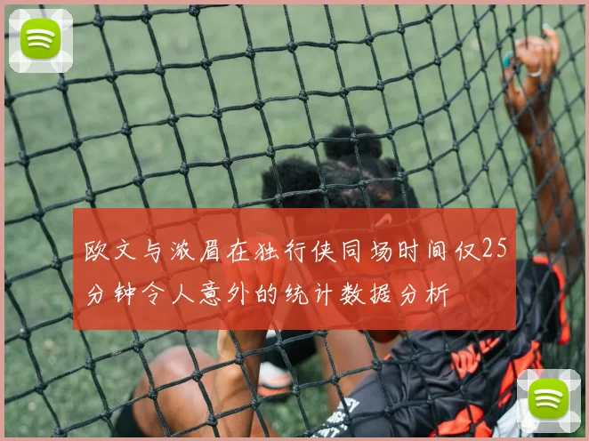 欧文与浓眉在独行侠同场时间仅25分钟令人意外的统计数据分析